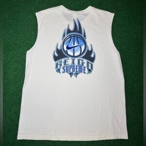 Nike Hoops Basketball Reign Supreme Flame Graphic 20x27 Adult Medium Tank Top